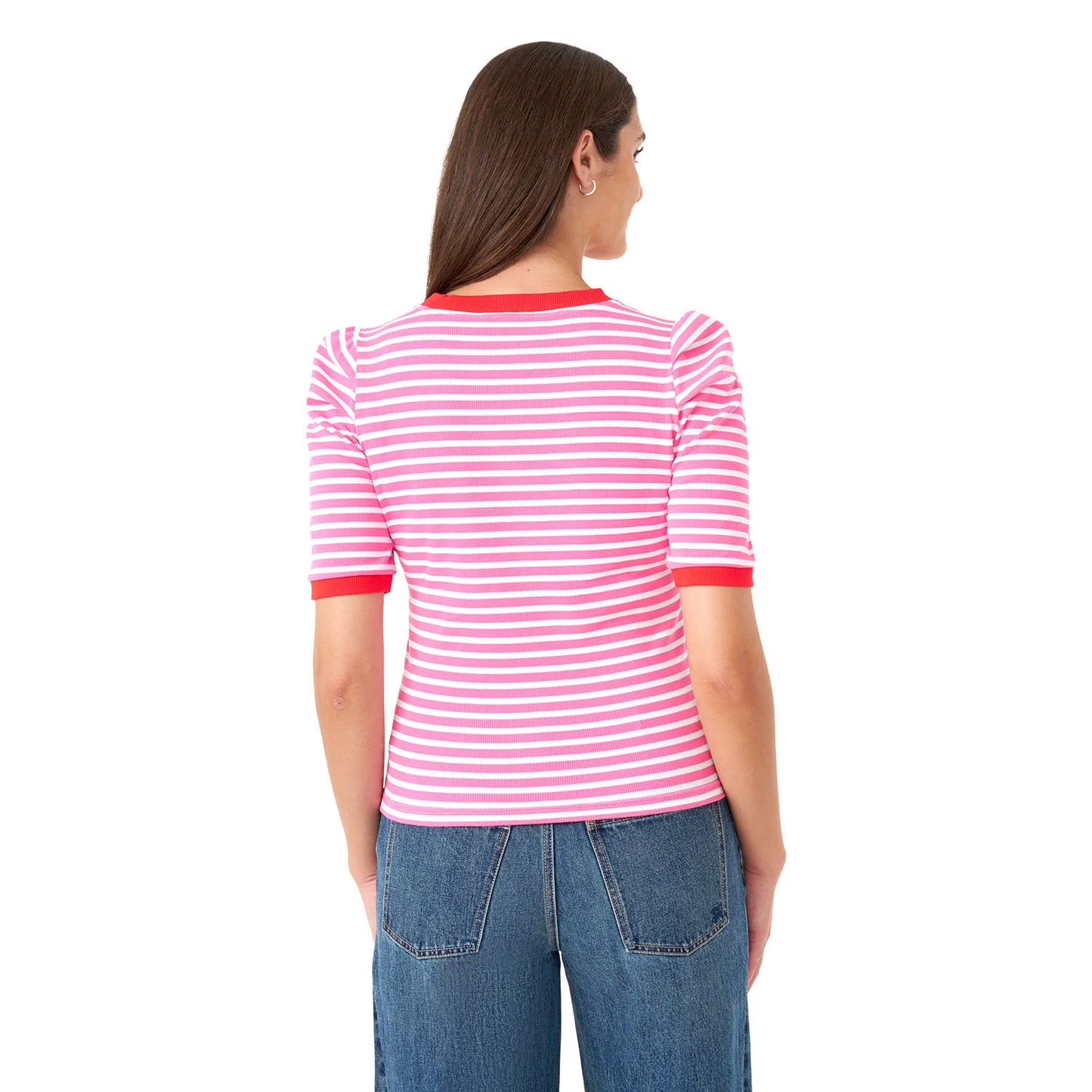 Rebecca Minkoff Women's Puff Sleeve Top