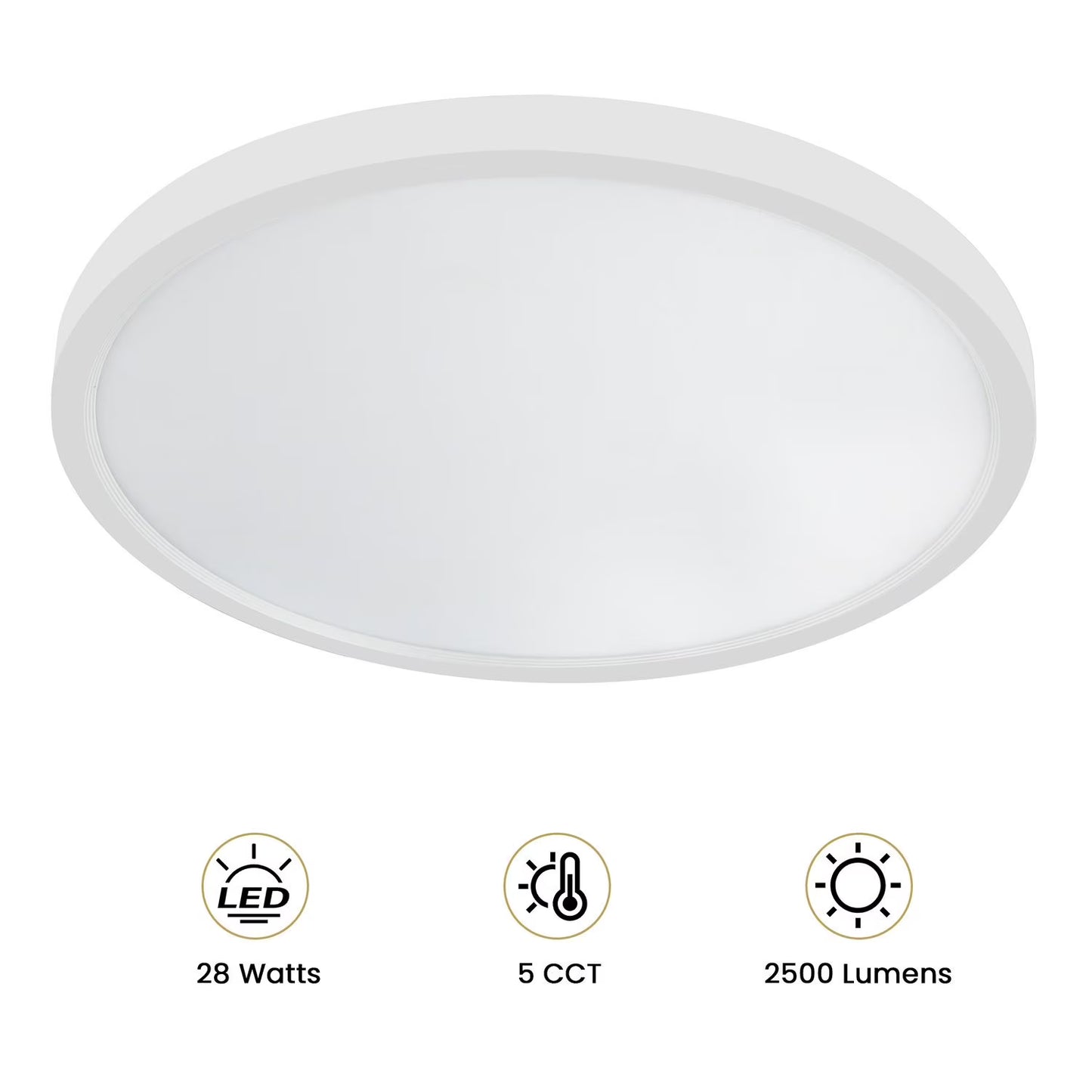 Cedar Hill 15" LED Ceiling Light With Adjustable Color Temperature