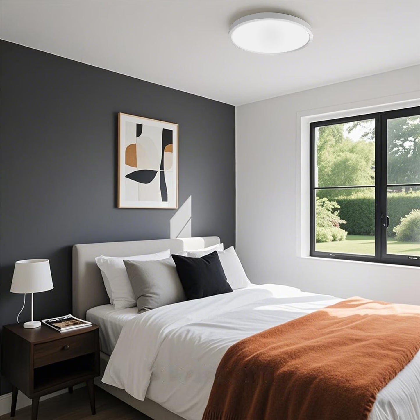 Cedar Hill 15" Ceiling Light 2500 Lumens, 2-Pack