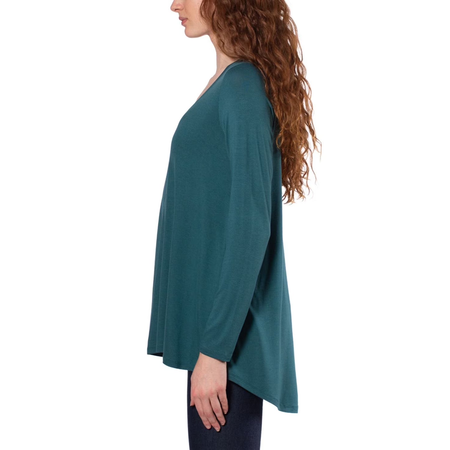 Hue Women's Long Sleeve Tunic T-Shirt