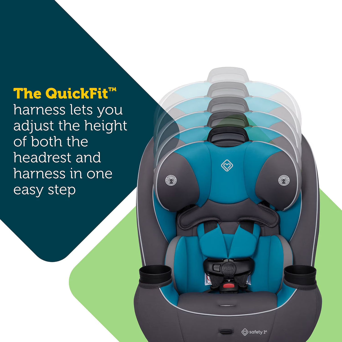 Safety 1st Everfit All-in-One Convertible Car Seat, Choose Color
