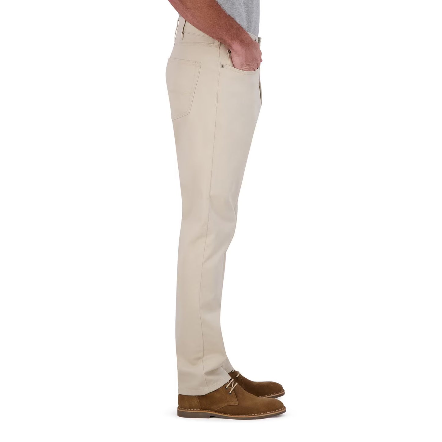 IRON Clothing Men's Patriot 5-Pocket Flex Waistband Stretch Twill Pant