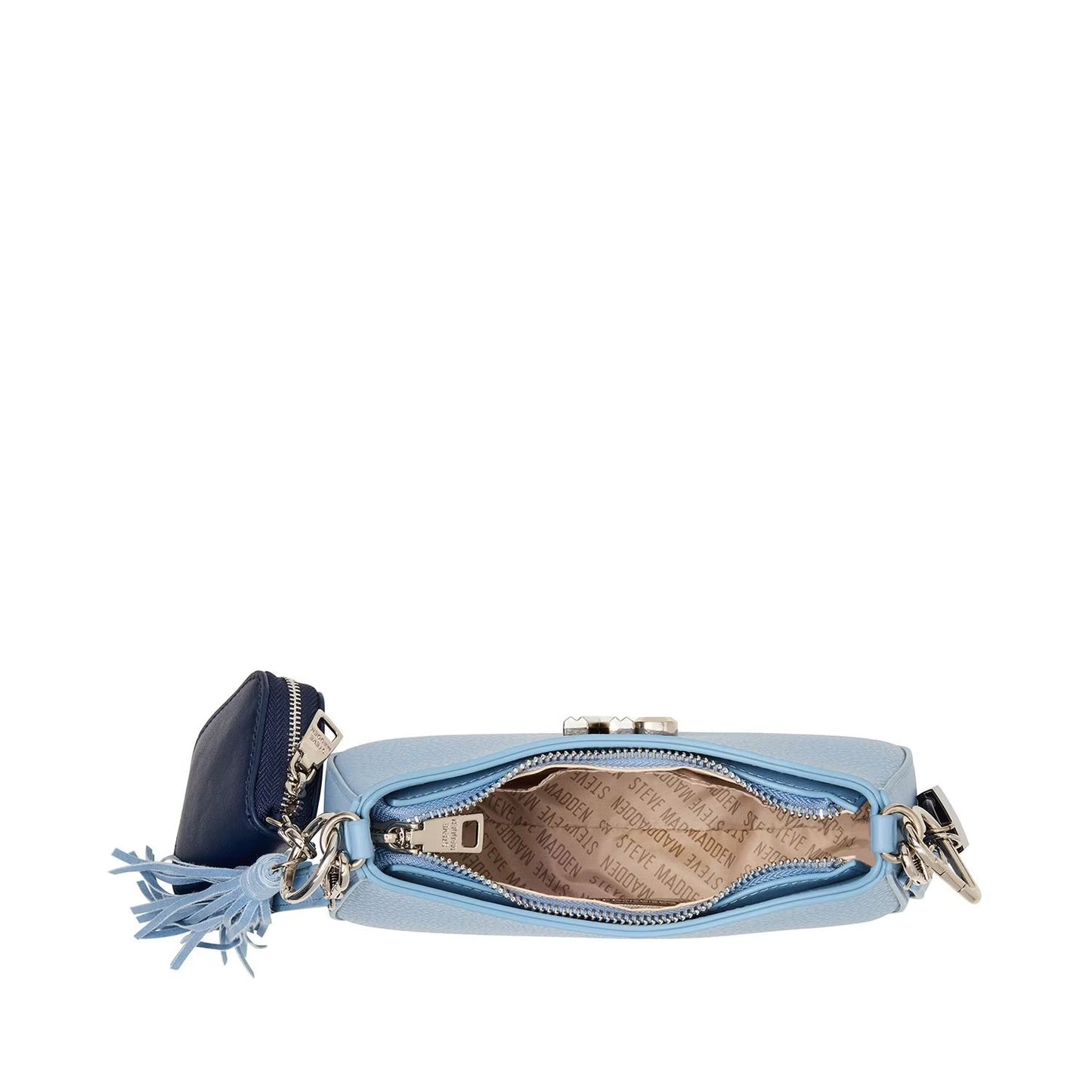 Steve Madden Logo Blibby Embossed Crossbody with Charms