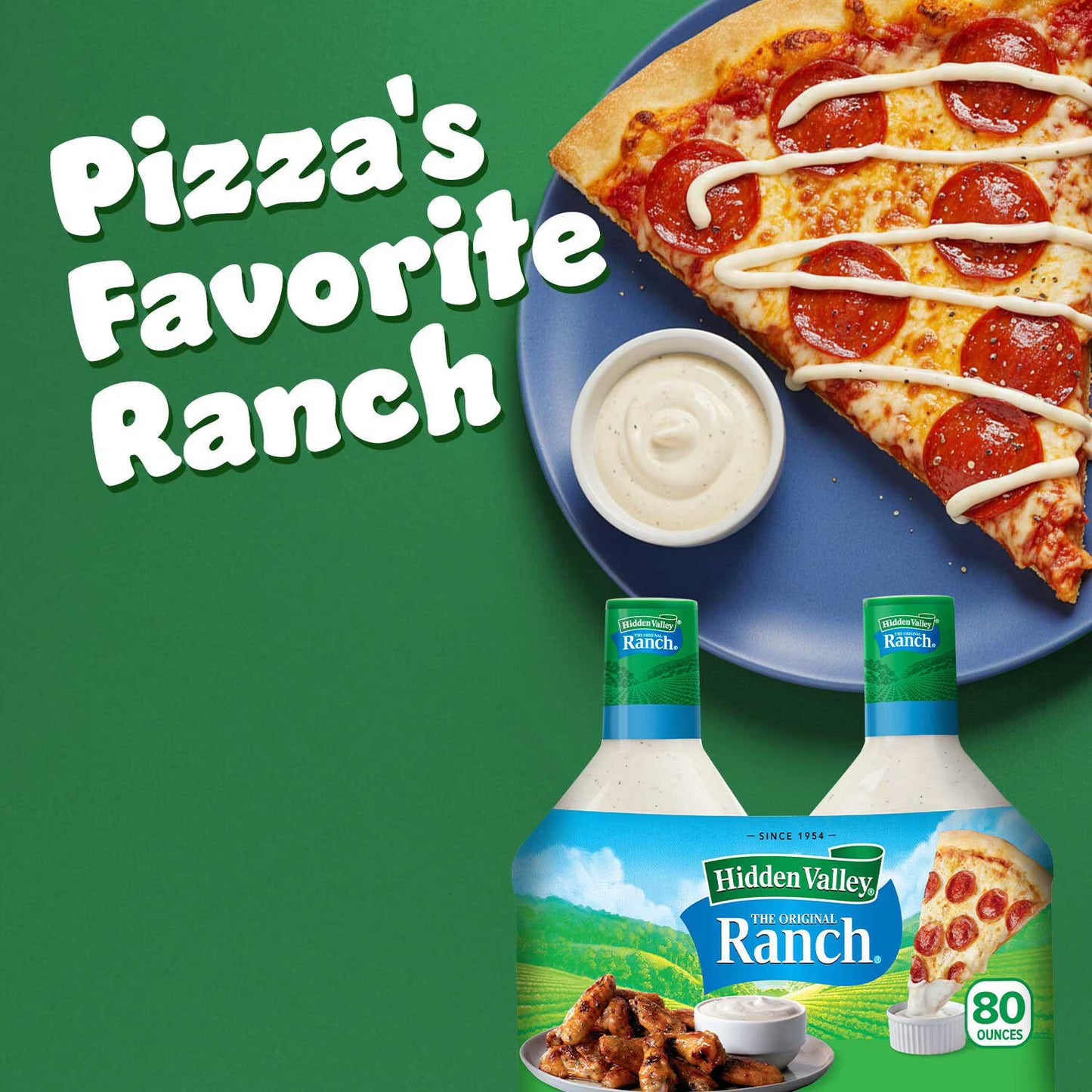 Hidden Valley Original Ranch Dressing, 40 oz., 2 pk.