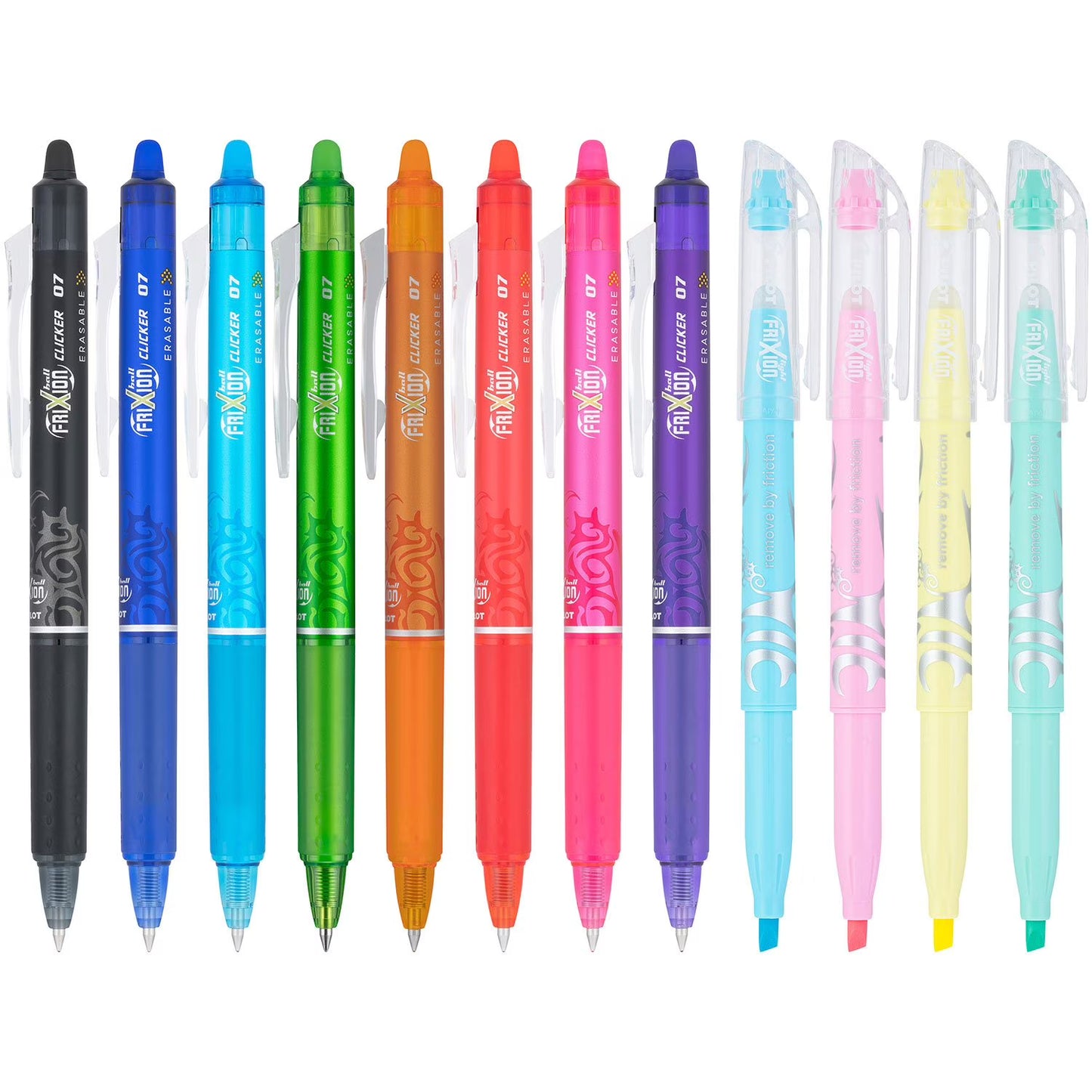 Pilot, FriXion Assorted Gel and Highlighters 12 Pack