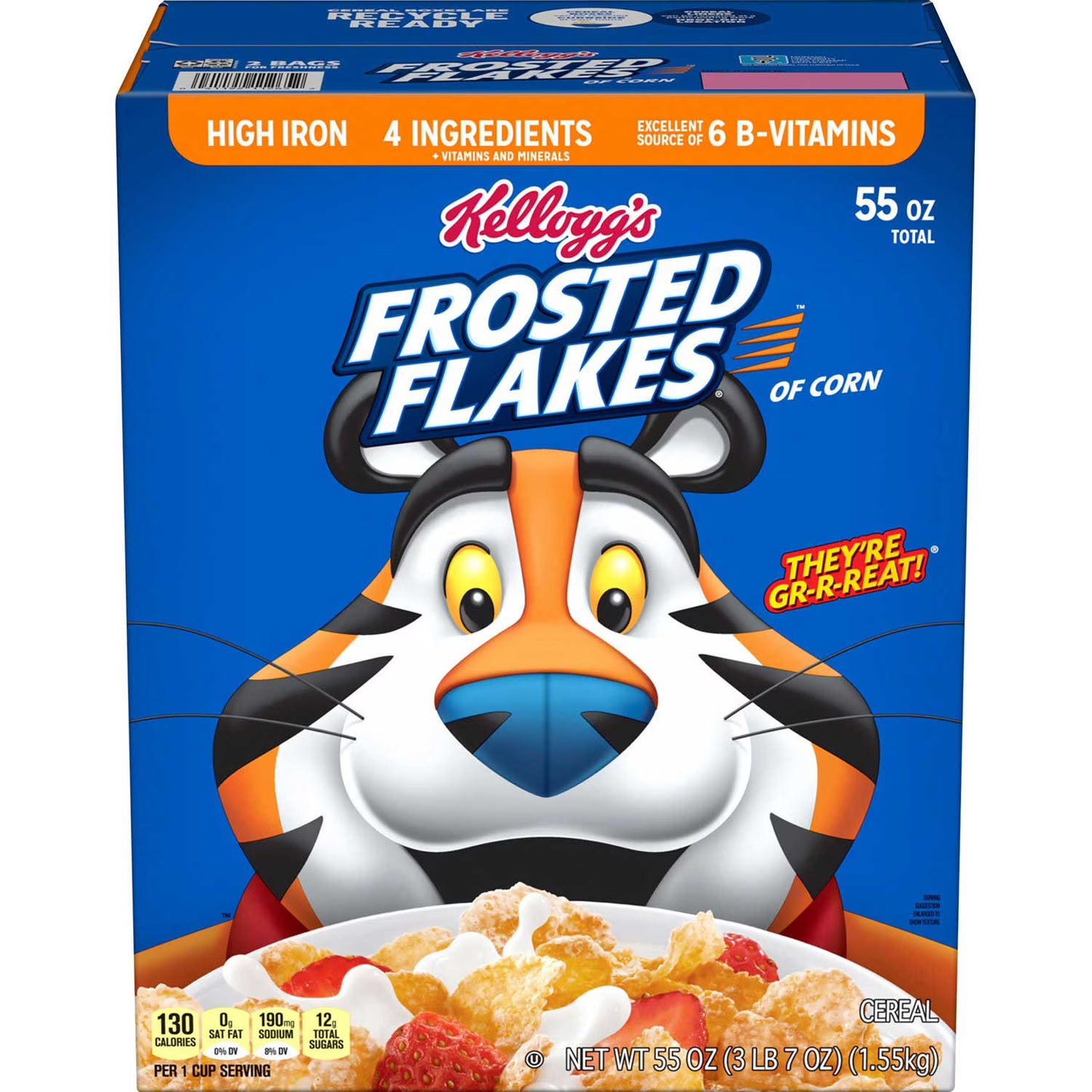 Kellogg's Frosted Flakes, 55 oz.