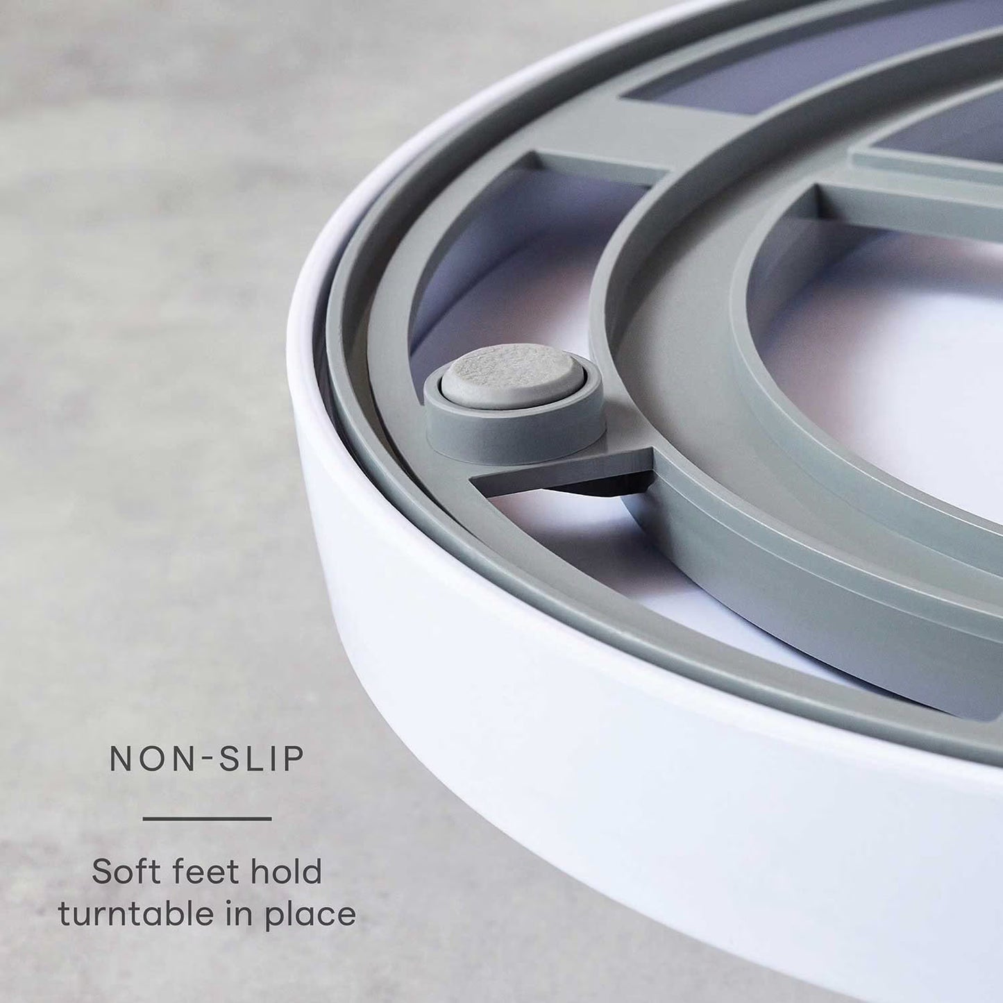 YouCopia SmoothSpin Turntable with 3 Bins, 2-Pack
