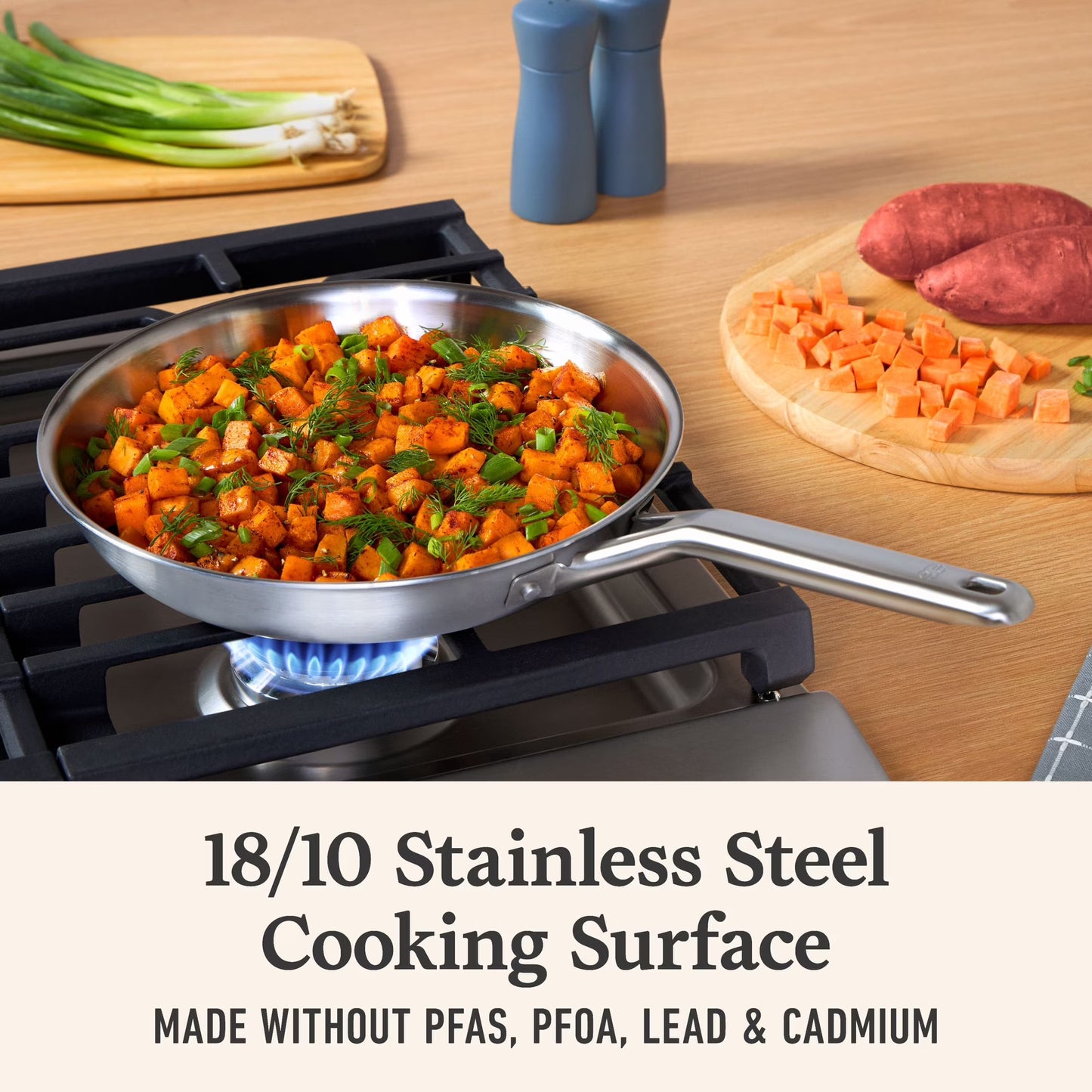 Calphalon Stainless Steel 10-Piece Triply Cookware Set