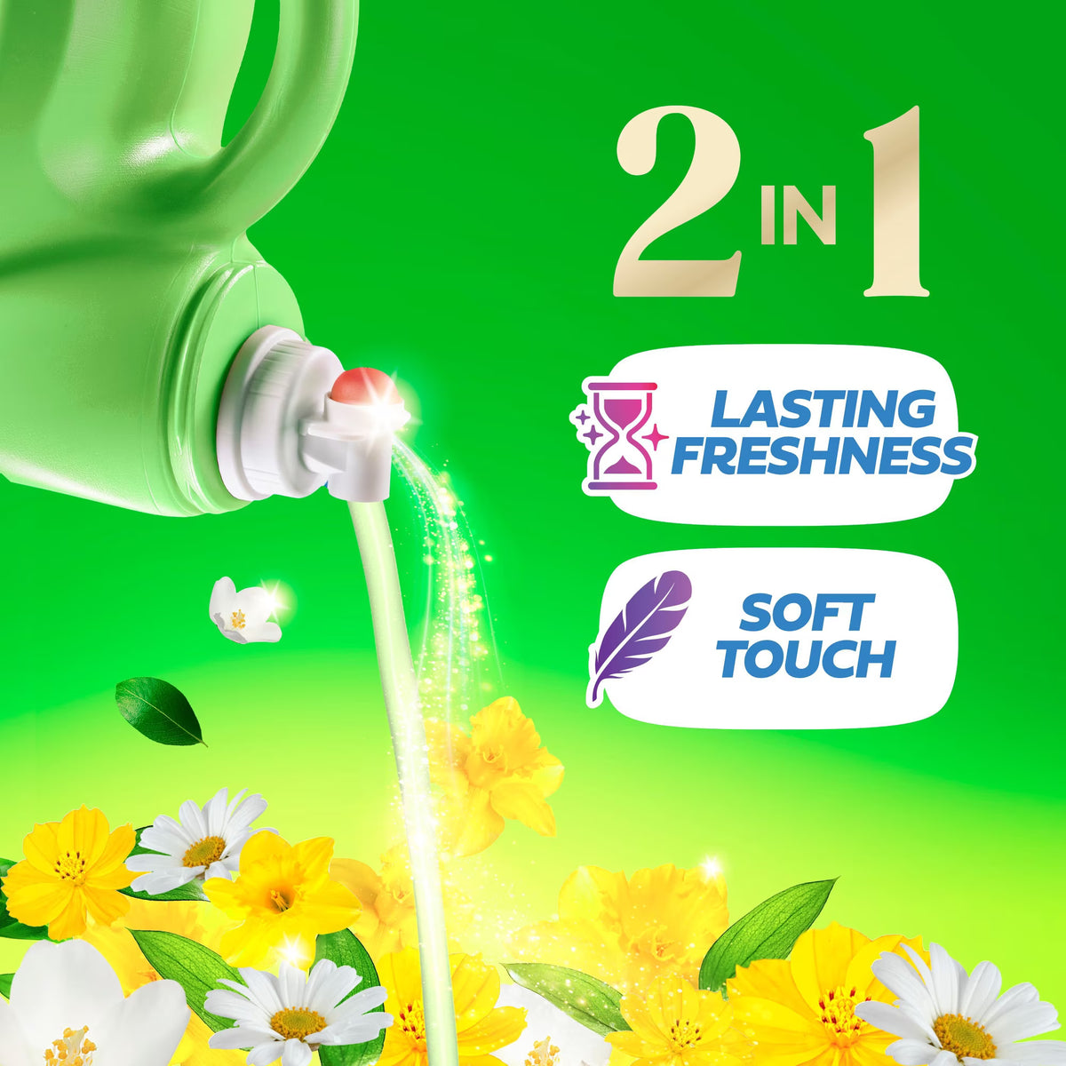 Gain Liquid Fabric Softener, Original Scent, 244 loads, 143 fl. oz.