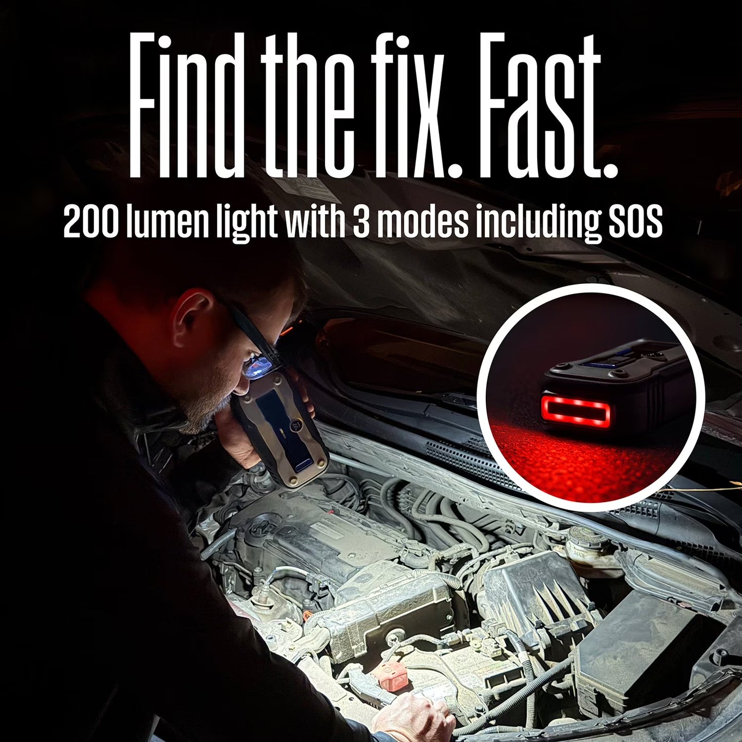 Westinghouse Jump Starter & Power bank with 200 Lumen Light (1500, 2000, 4000 Peak Amp)
