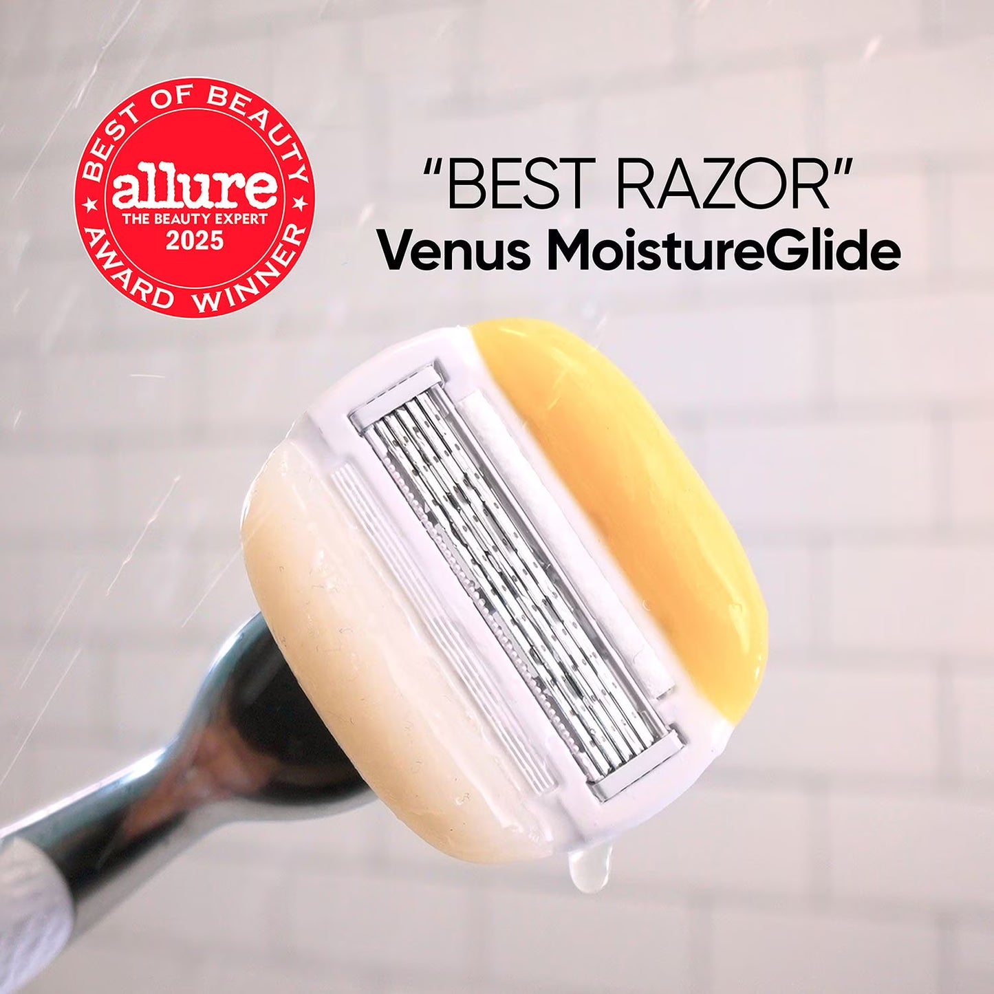 Venus MoistureGlide Women's Razor, 5 Blade, Handle + 10 Cartridges