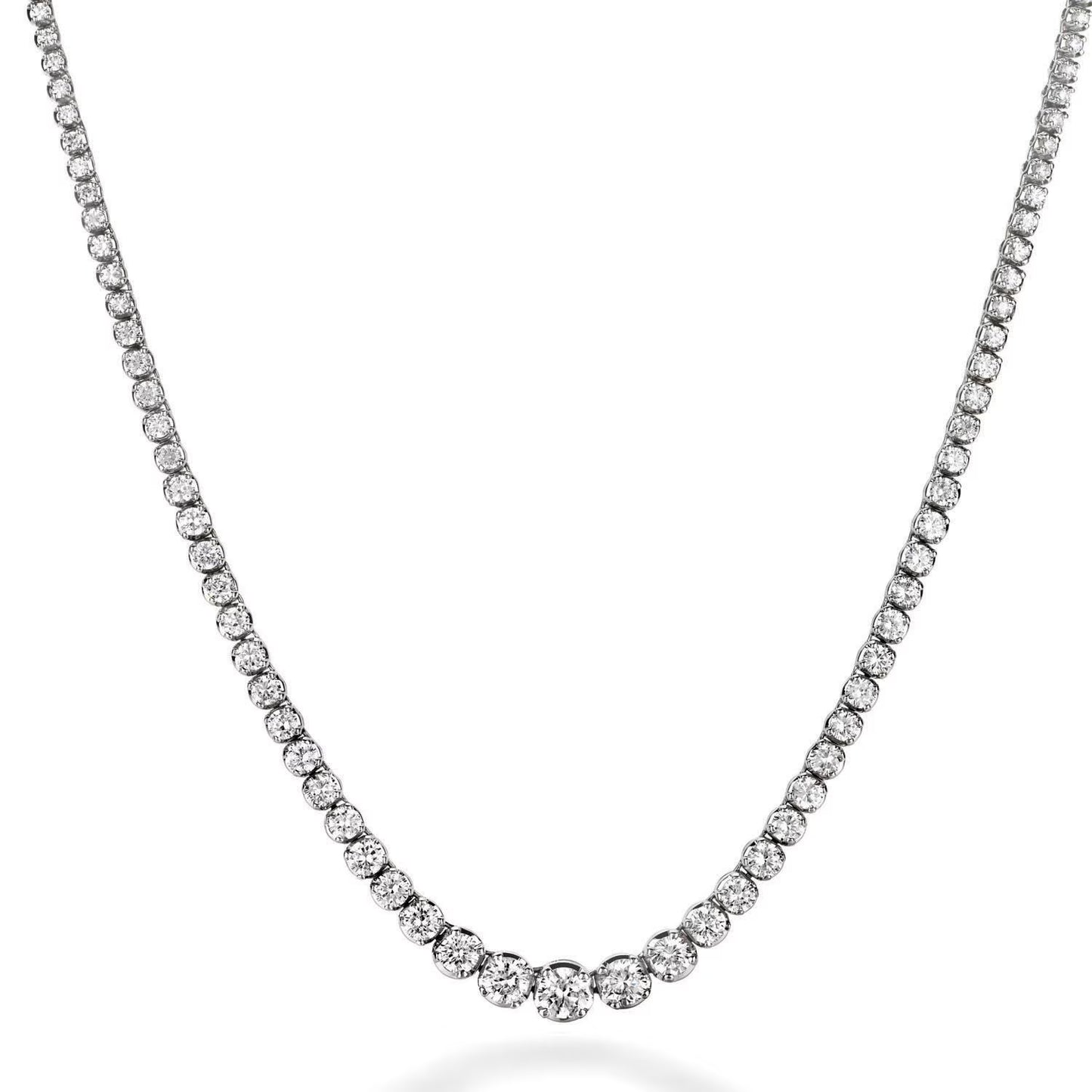 Diamond Riviera Necklace in 14K Gold