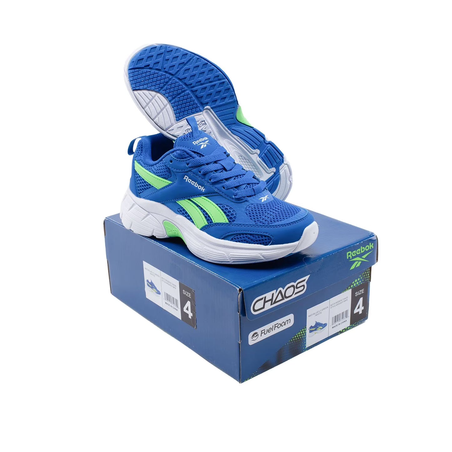 Reebok Boys Chaos Running Sneaker