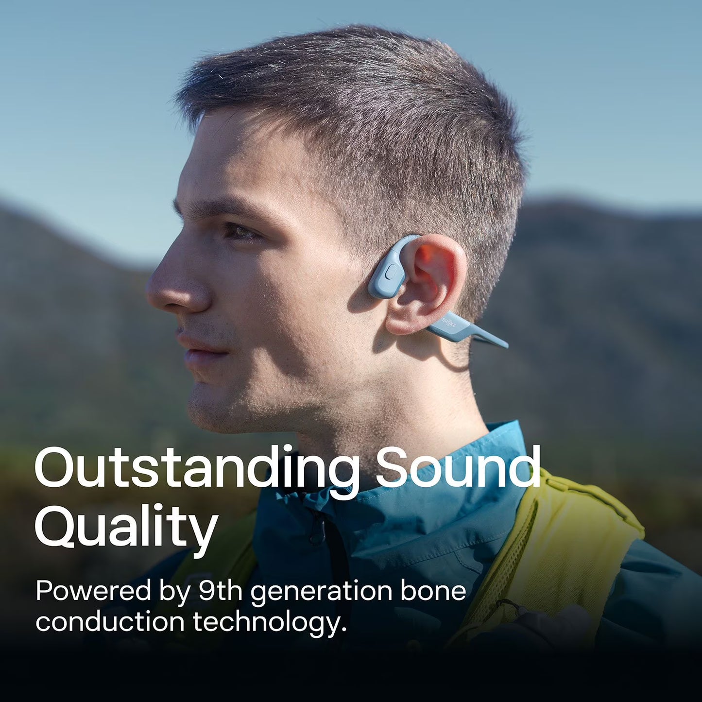 Shokz OpenRun Pro Open-Ear Endurance Wireless Bluetooth Headphones