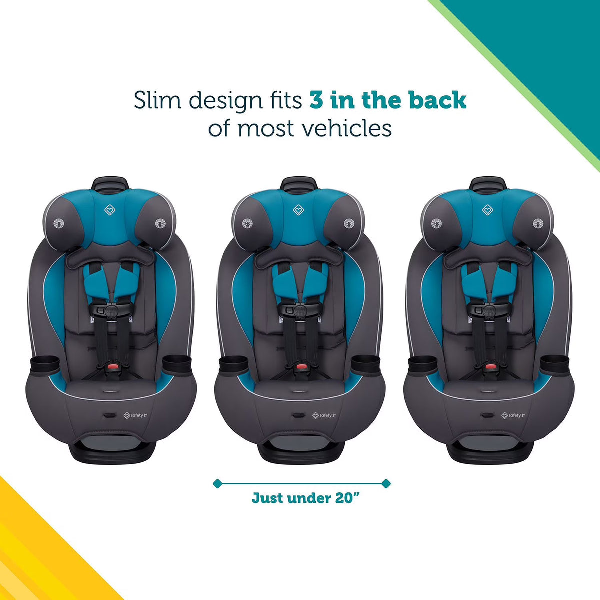 Safety 1st Everfit All-in-One Convertible Car Seat, Choose Color