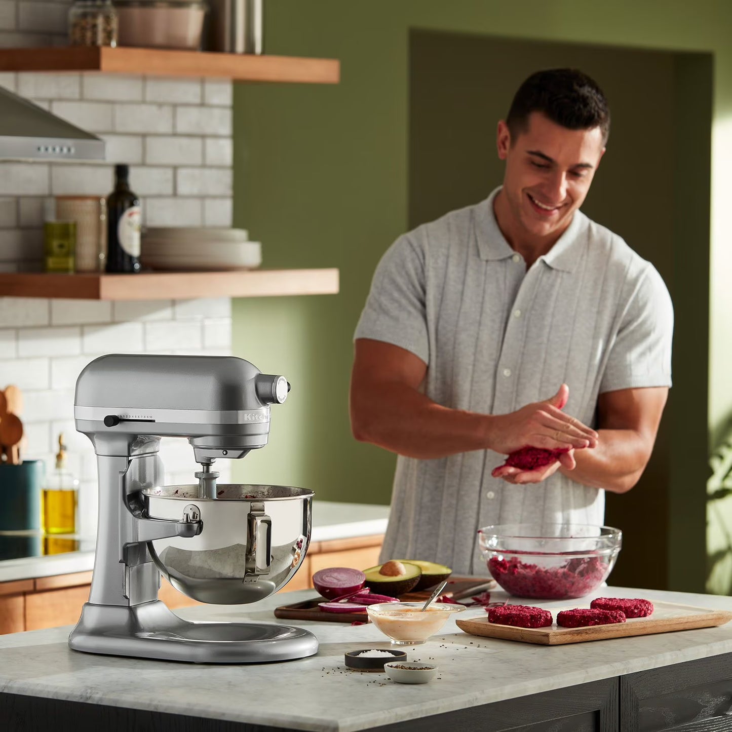KitchenAid 5.5 Quart Bowl-Lift Stand Mixer with Attachments