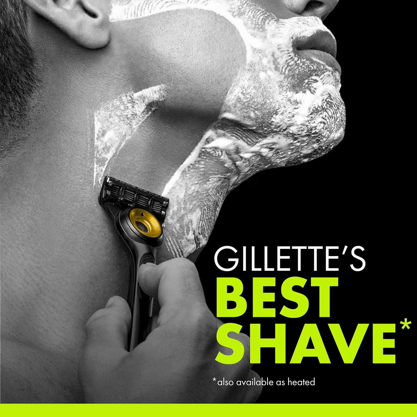 Gillette Labs NFL Green Bay Packers Men's Razor, Handle + 8 Cartridges