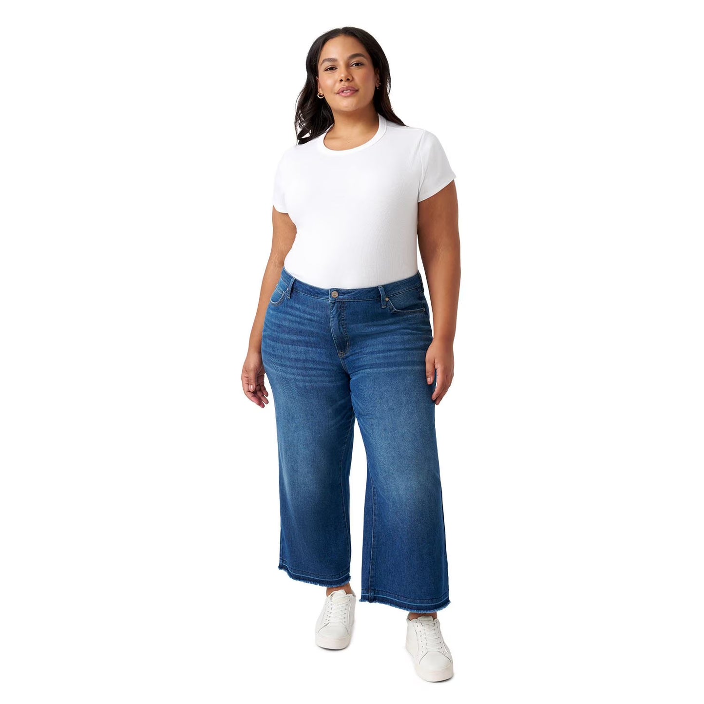 Edited by Hunter McGrady Women's Wide Leg Crop Jean
