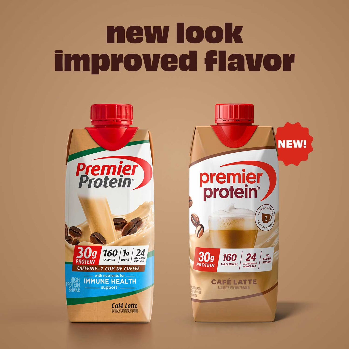 Premier Protein 30g High Protein Shake, Café Latte 11 fl. oz., 15 pk.