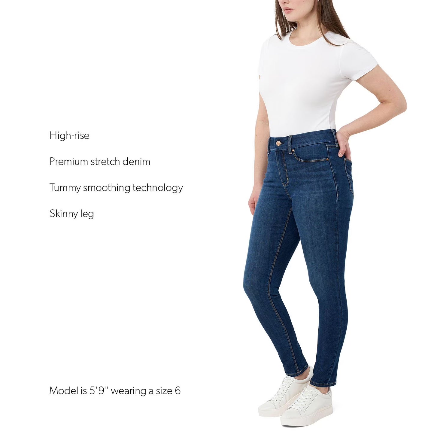 Seven7 Women's Tummyless Jean