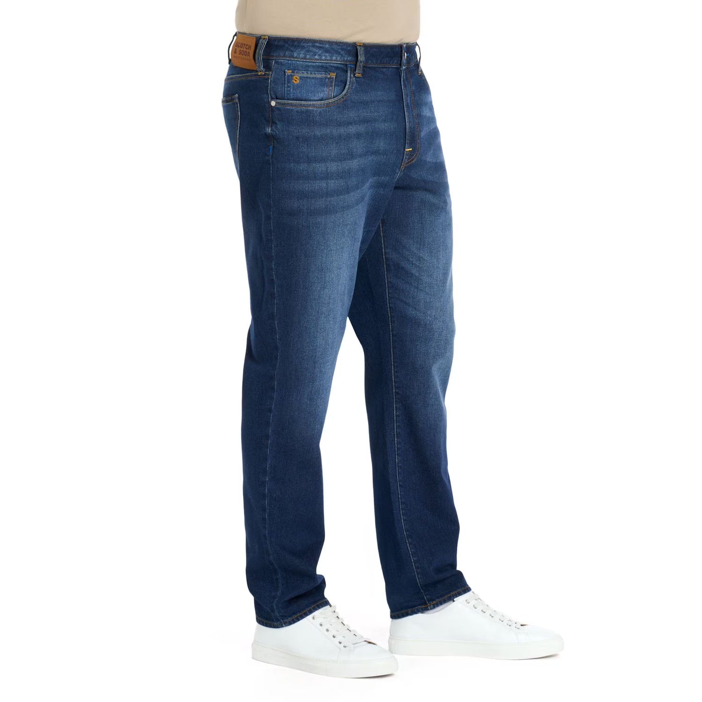 Scotch & Soda Men's Straight Fit Denim Jeans