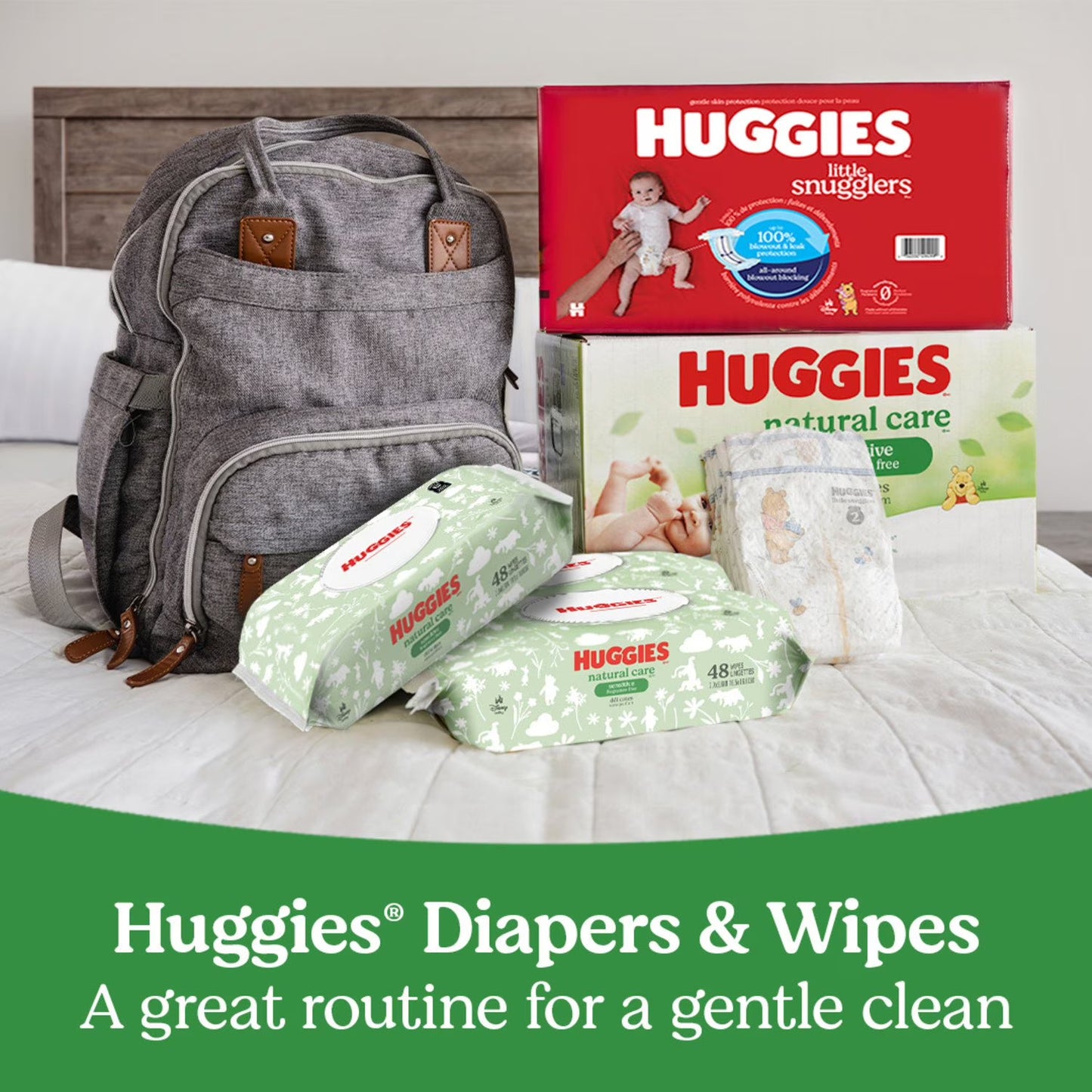 Huggies Natural Care Sensitive Baby Wipes, Fragrance Free, 17 pk., 1088 Wipes