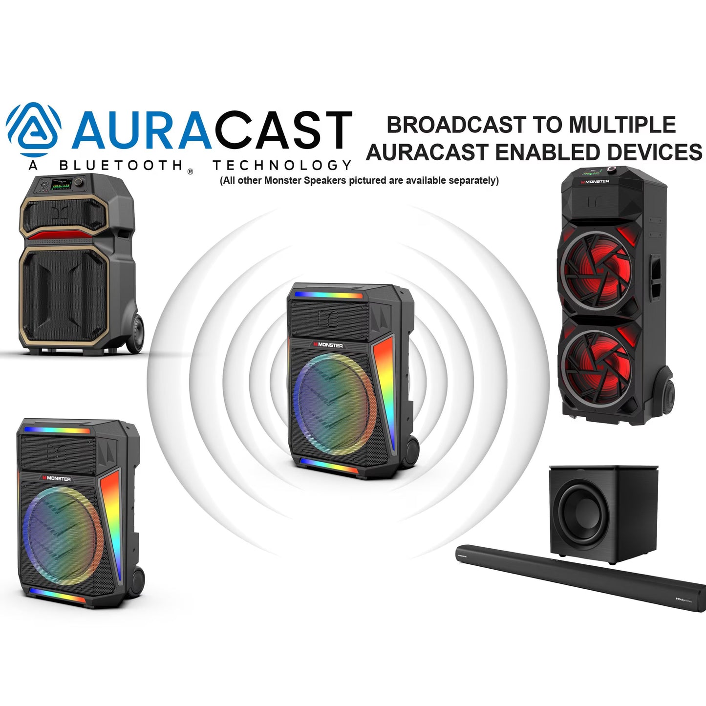 Monster Z6 All-in-One PA Bluetooth Speaker System