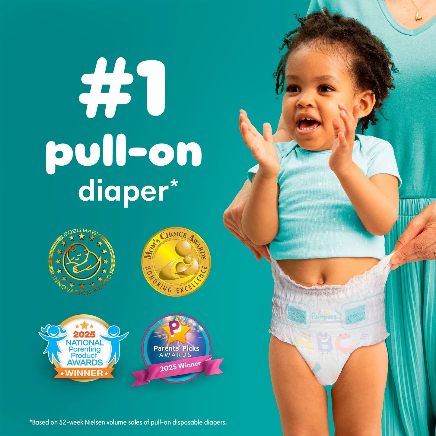Pampers Cruisers 360 Diapers, Sizes 4-7