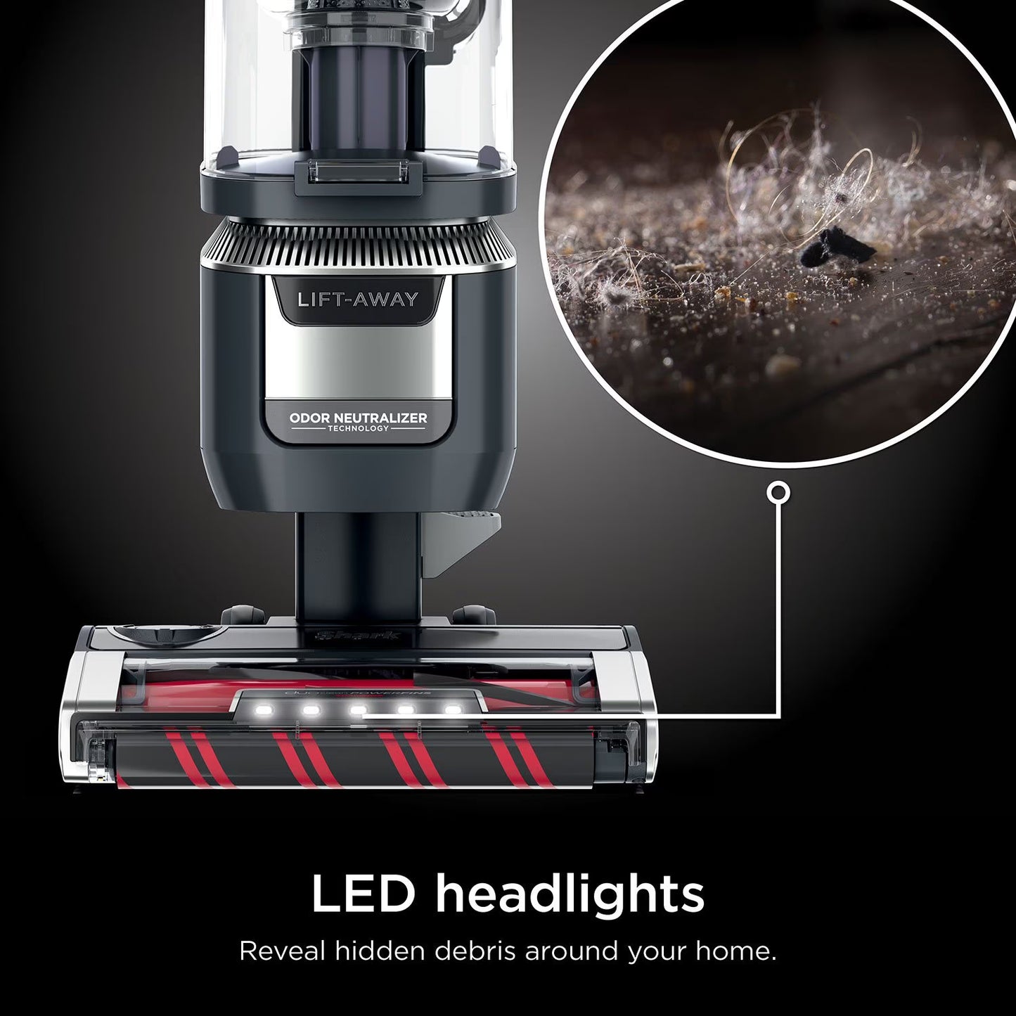 Shark Rotator Pet Pro Lift-Away ADV Upright Vacuum with DuoClean PowerFins HairPro and Odor Neutralizer Technology