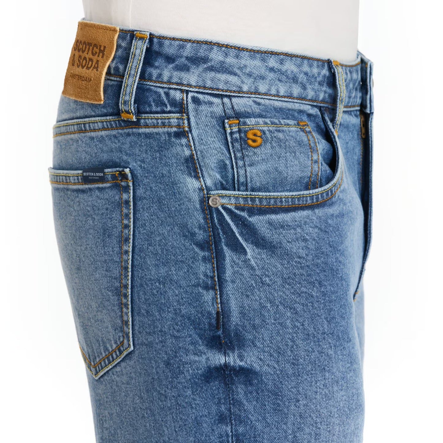 Scotch & Soda Men's Straight Fit Denim Jeans