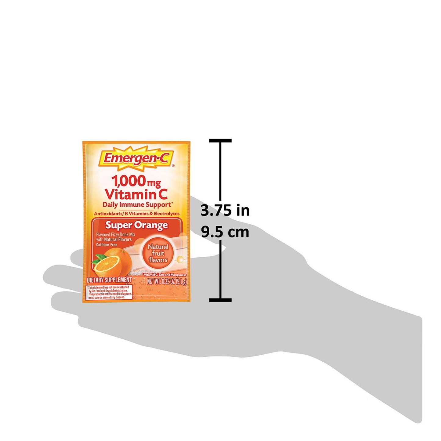 Emergen-C Vitamin C 1000mg Powder with Antioxidants Fizzy Drink Mix, 90 ct.