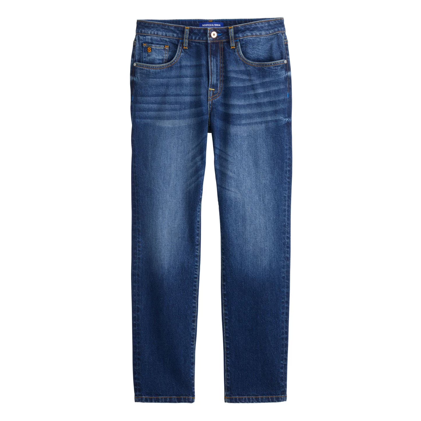 Scotch & Soda Men's Straight Fit Denim Jeans