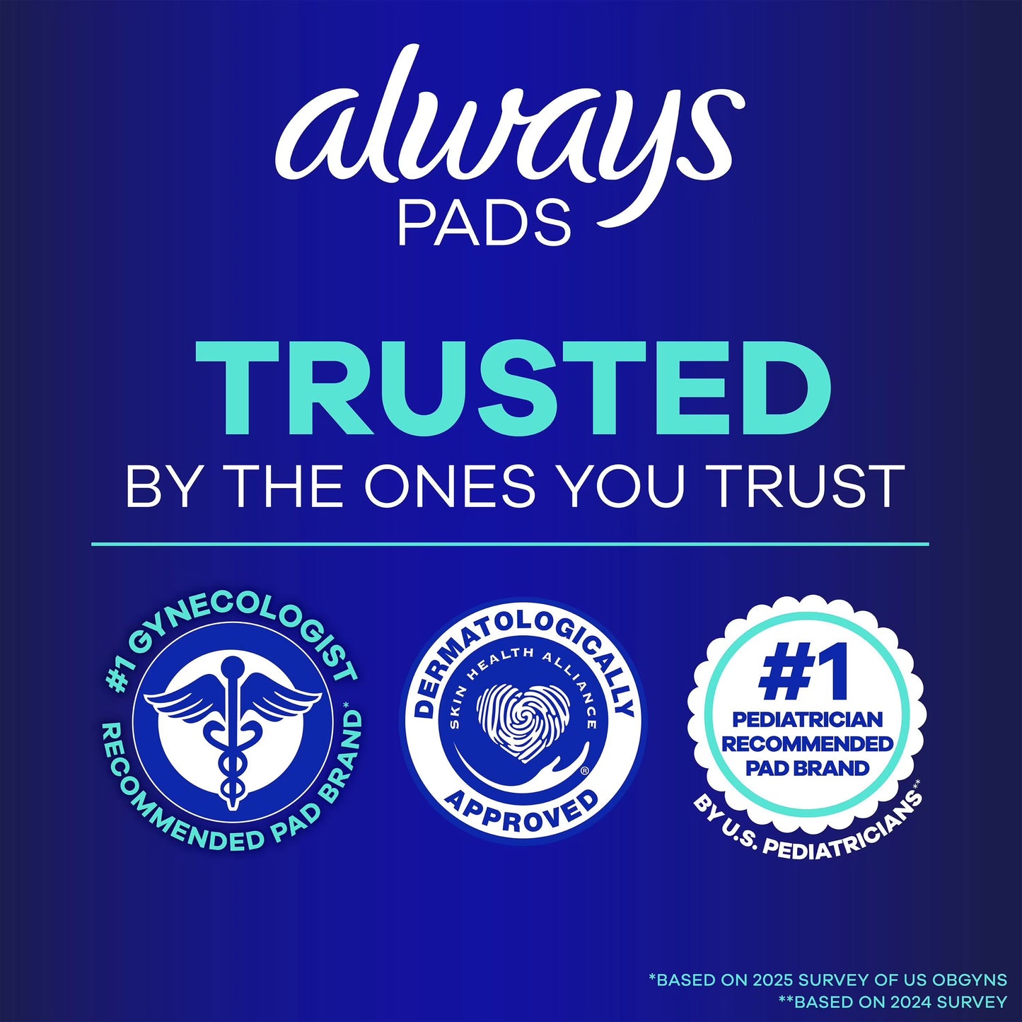 Always Maxi Overnight Pads with Wings, Size 5, 66 ct.