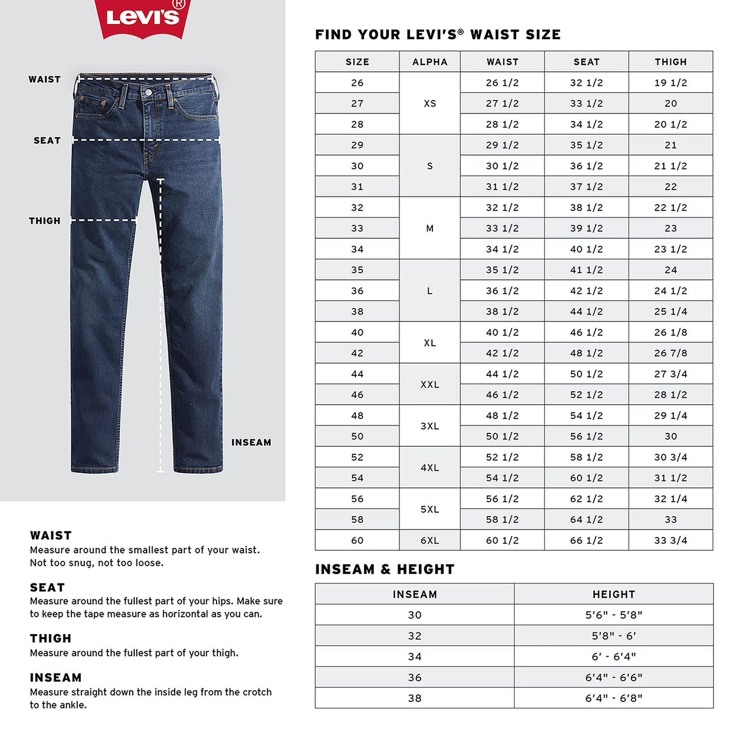 Levi's Men's 505 Regular Fit Jeans