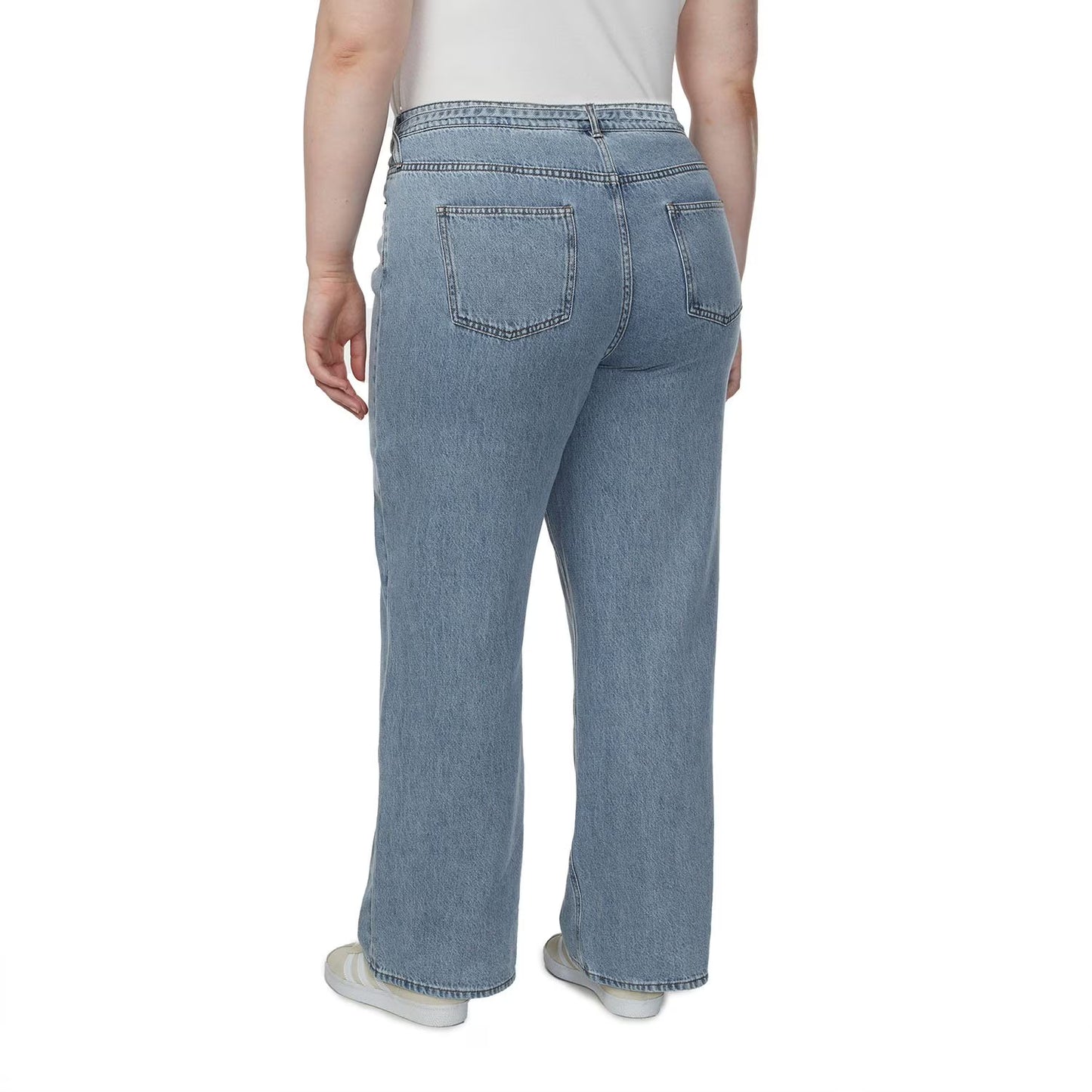 Buffalo Jeans Women's Wide Leg Belted Jean