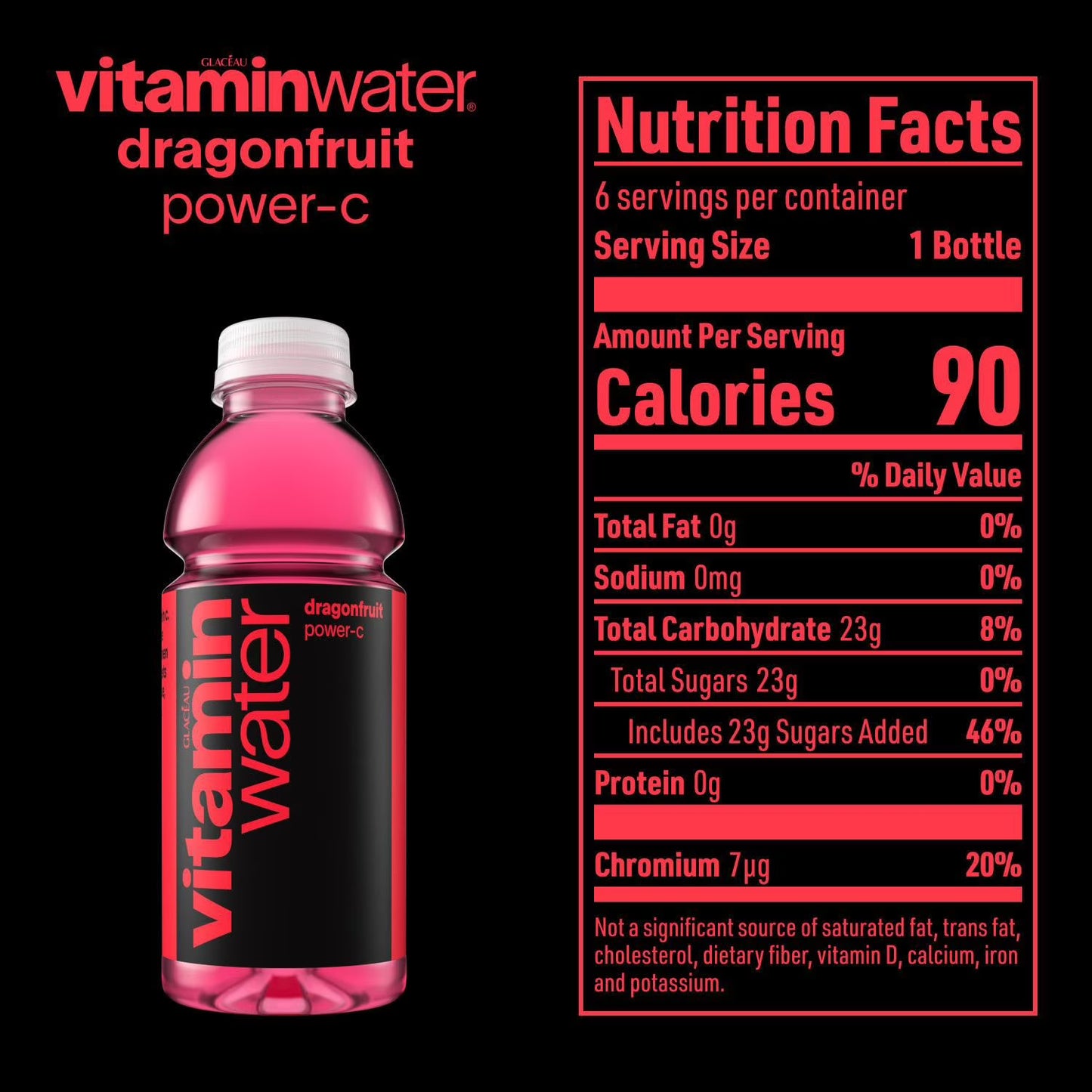 Glaceau Vitaminwater Variety Pack Nutrient Enhanced Water 16.9 fl. oz., 18 pk.