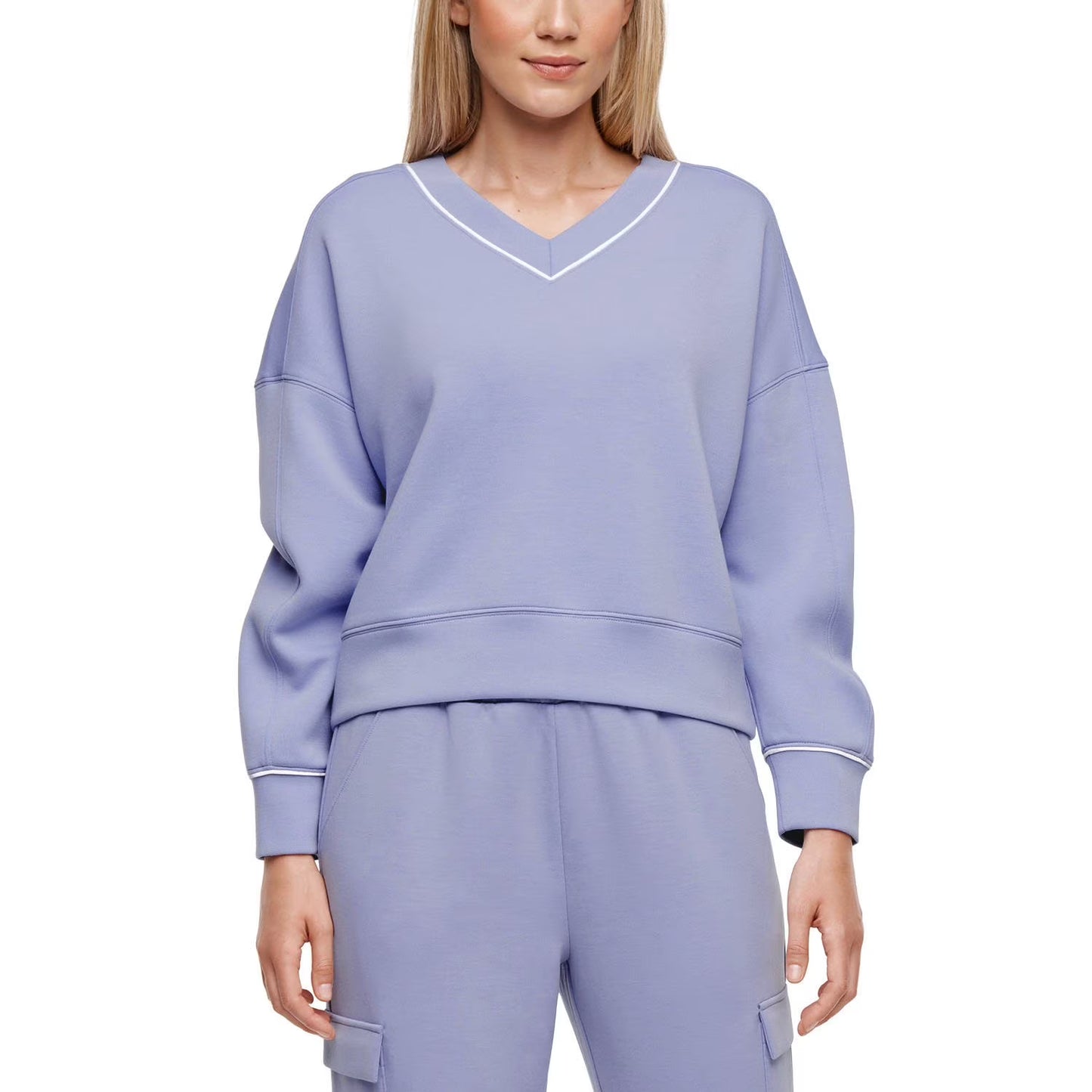 Express Women's V-Neck Pullover Sweatshirt