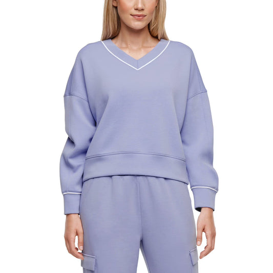 Express Women's V-Neck Pullover Sweatshirt