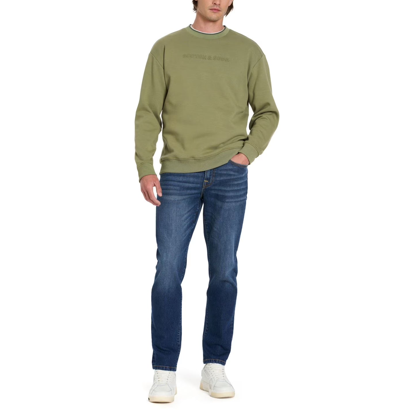 Scotch & Soda Men's Straight Fit Denim Jeans