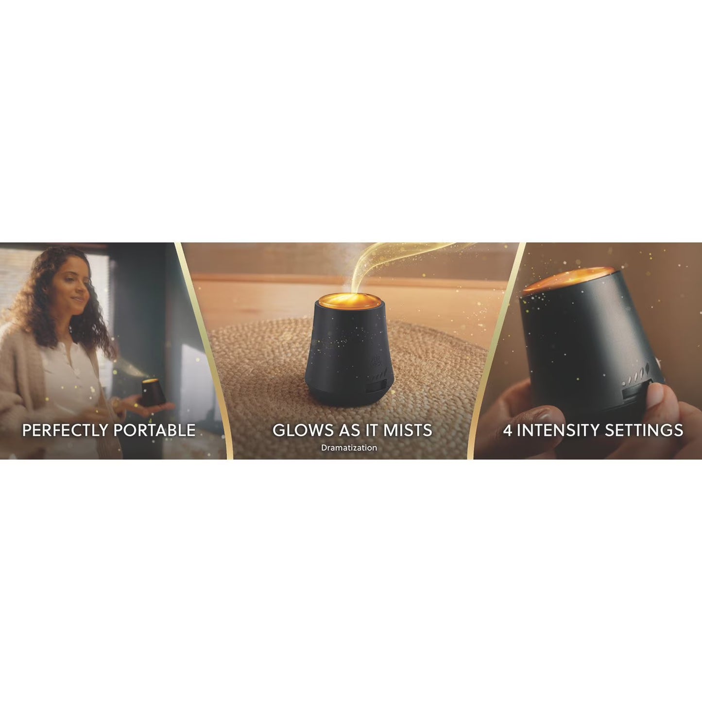 Air Wick Essential Mist Cordless Oil Diffuser, Fragrance Variety Pack, 1 Diffuser + 3 Refills