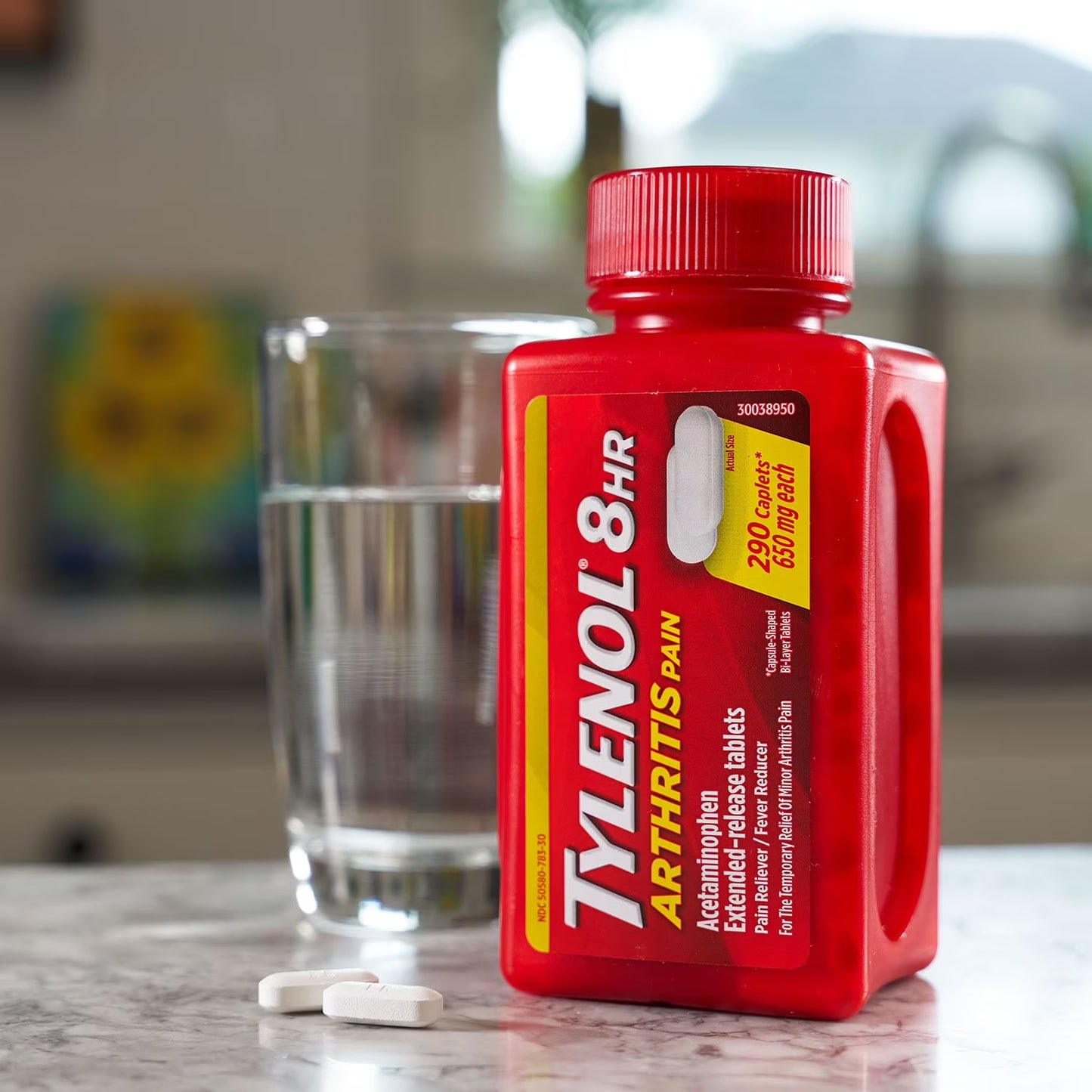 Tylenol 8-Hr. Arthritis Pain Caplets, 650 mg Acetaminophen, 290 ct.