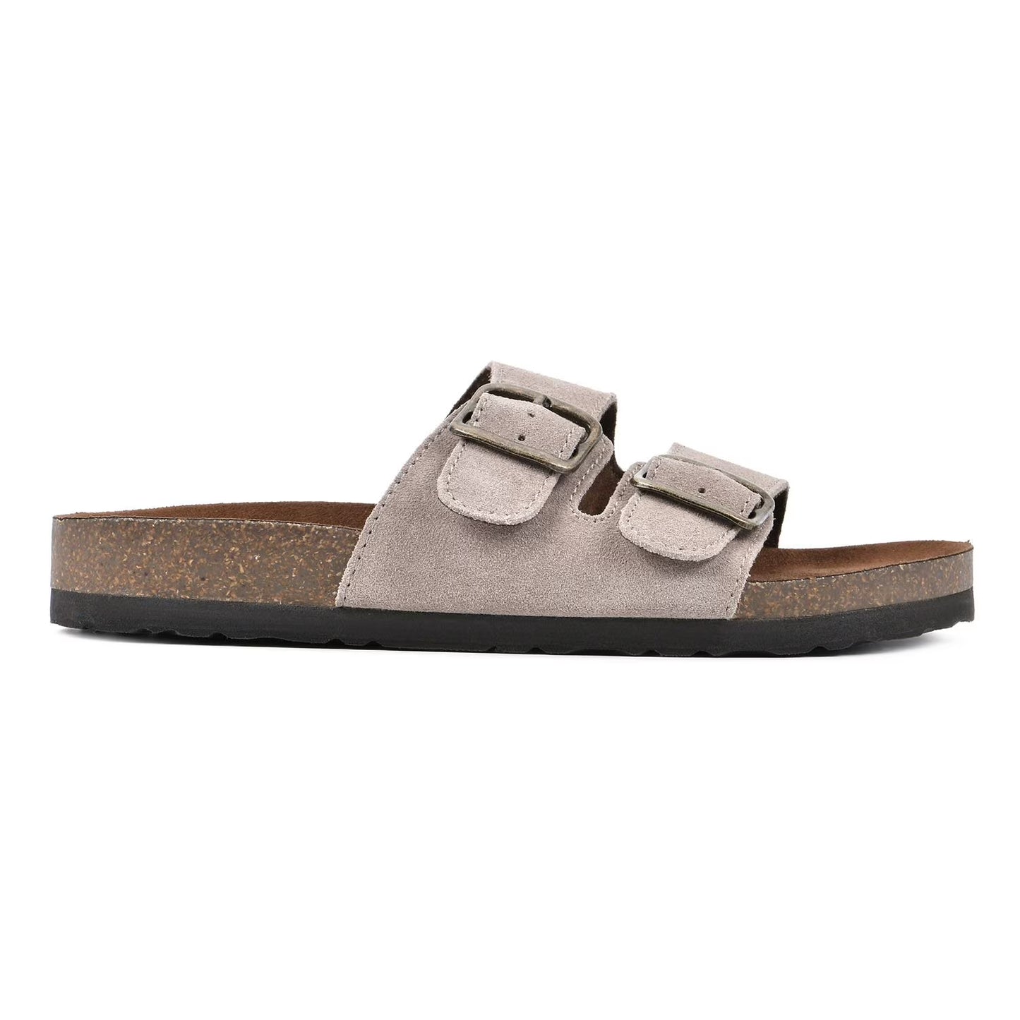 Mountain Sole Women's Double Buckle Leather Sandal