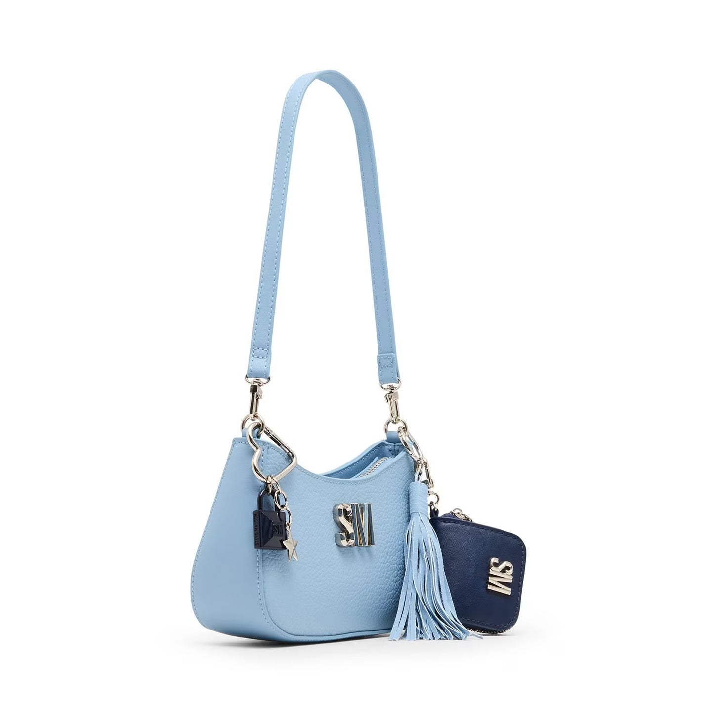 Steve Madden Logo Blibby Embossed Crossbody with Charms