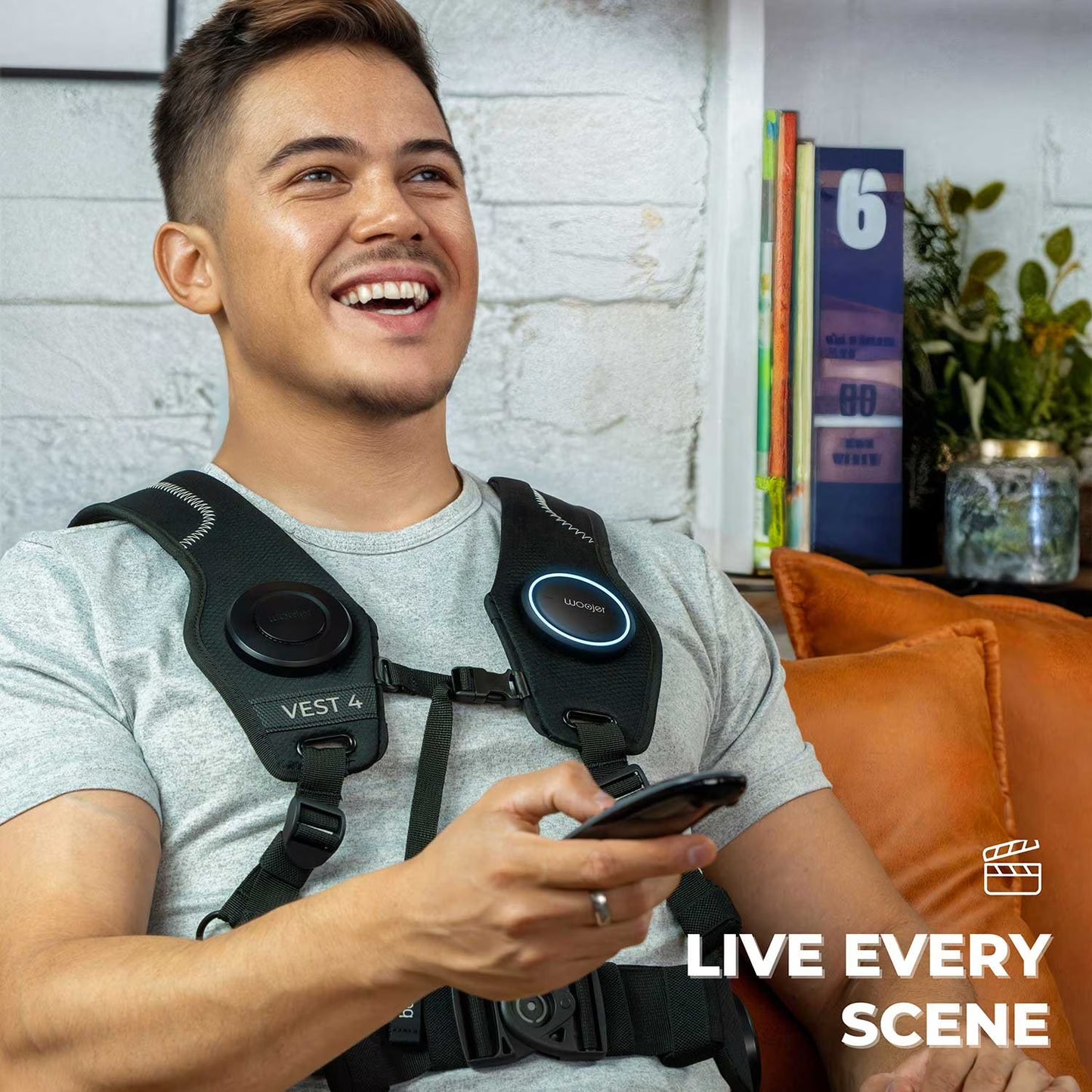 Woojer Vest 4 High-Fidelity Haptics - for VR, Games, Music, Movies, and Wellness