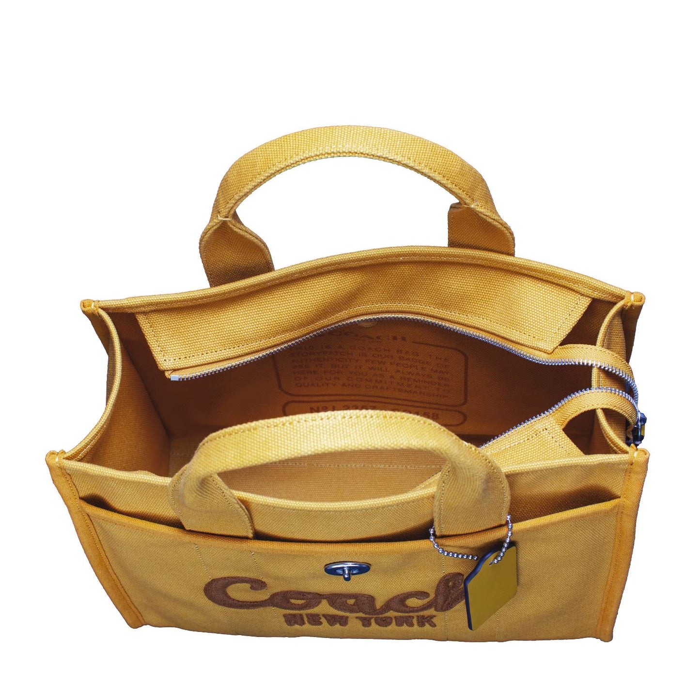 Coach Canvas Cargo Tote Bag