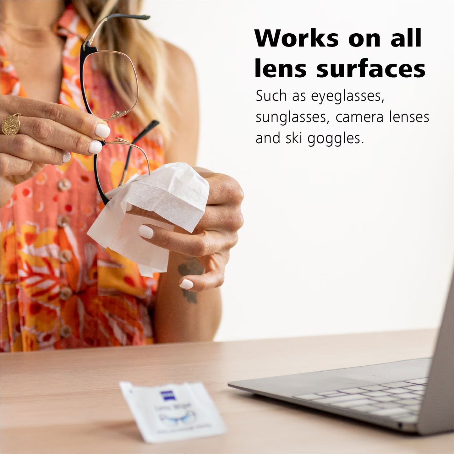 ZEISS Pre-Moistened Eyeglass Lens Cleaning Wipes, 250 ct.