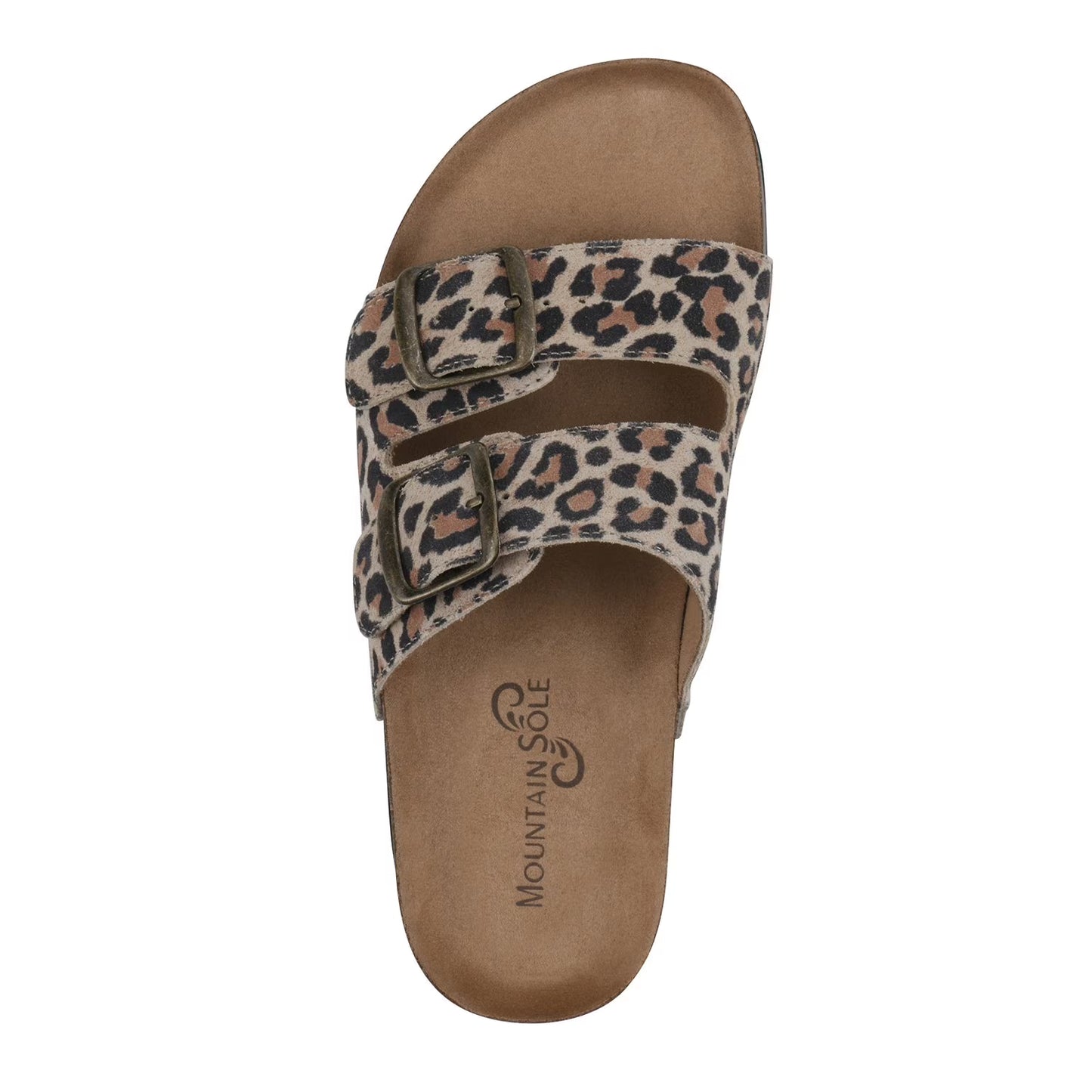 Mountain Sole Women's Double Buckle Leather Sandal