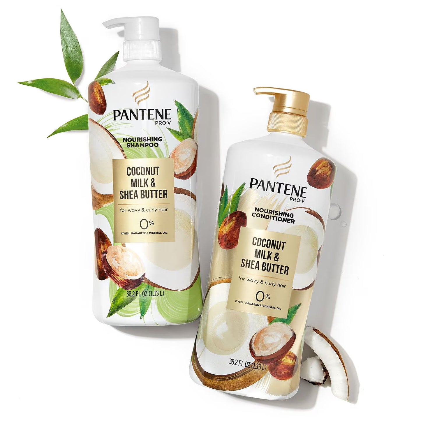 Pantene Pro-V Nourishing Coconut Milk and Shea Butter Conditioner, 38.2 fl. oz.