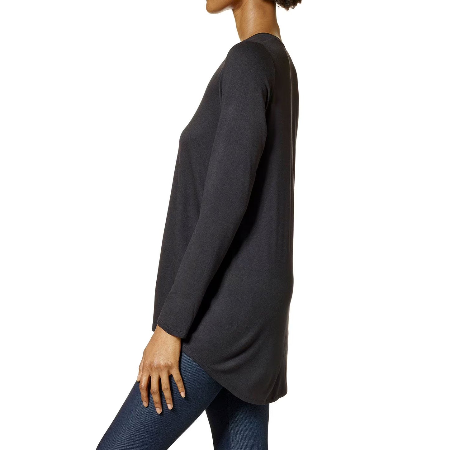 Hue Women's Long Sleeve Tunic T-Shirt