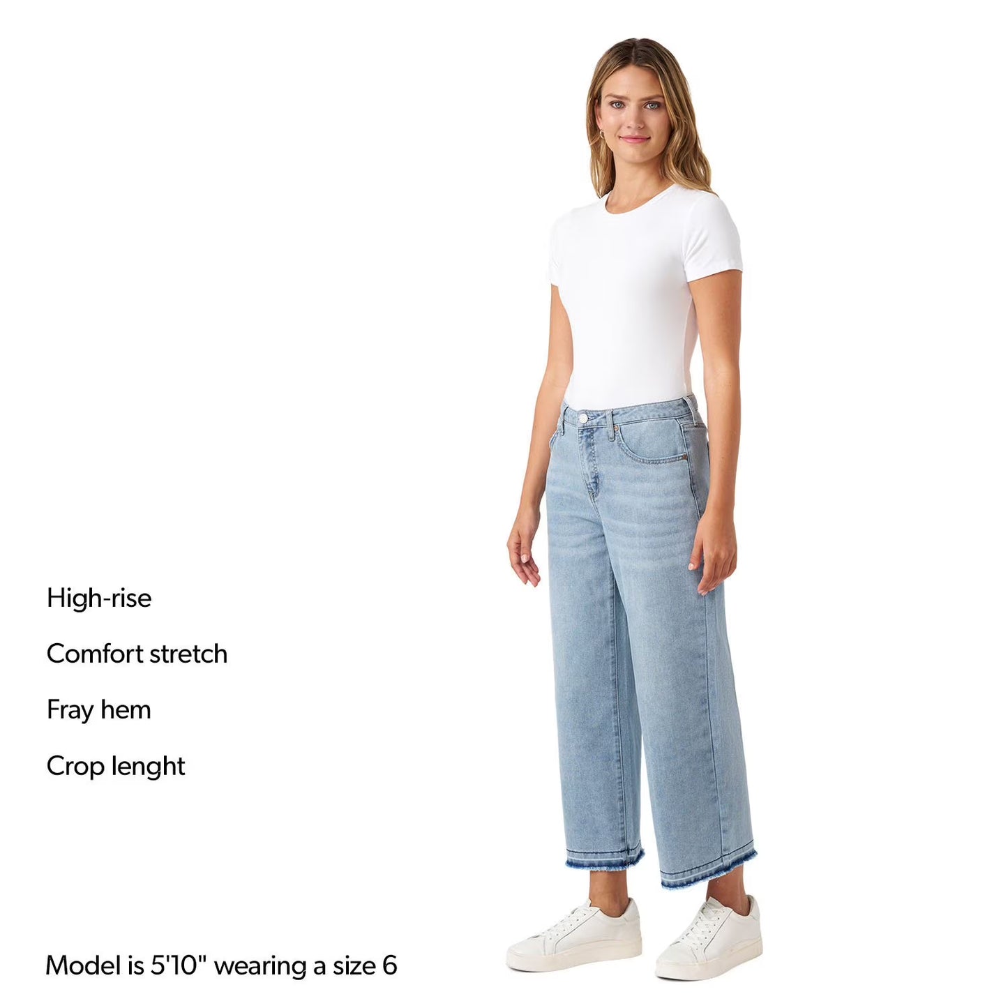 Edited by Hunter McGrady Women's Wide Leg Crop Jean
